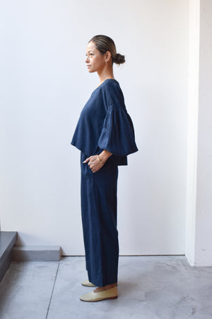 
                  
                    Linen Drawstring Wide Pants
                  
                