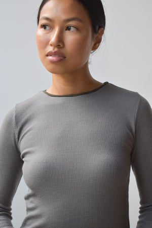 
                  
                    Wool Bicolor Top
                  
                