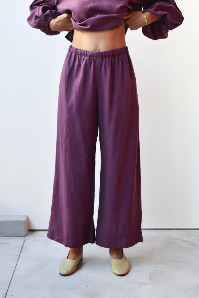 
                  
                    Linen Drawstring Wide Pants
                  
                