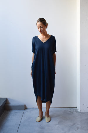 
                  
                    V-neck Relax Long Dress
                  
                