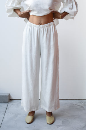 
                  
                    Linen Drawstring Wide Pants
                  
                