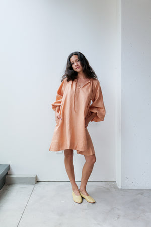 
                  
                    Linen A-line Short Dress
                  
                