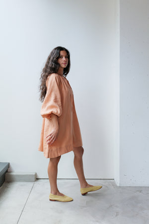 
                  
                    Linen A-line Short Dress
                  
                