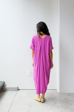 
                  
                    V-neck Relax Long Dress - Cotton
                  
                