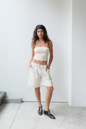 
                  
                    Silk Drawstring Short
                  
                