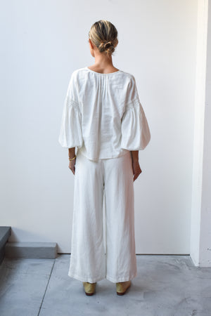 
                  
                    Linen Drawstring Wide Pants
                  
                