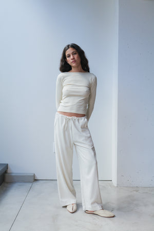 
                  
                    Silk Drawstring Pant
                  
                