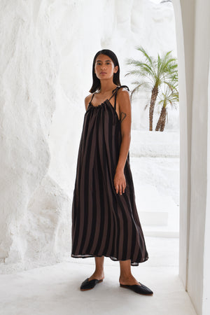 
                  
                    Silk Cotton Halter Dress
                  
                