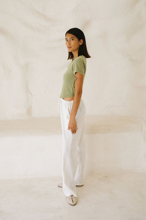 
                  
                    Linen Straight Pant
                  
                