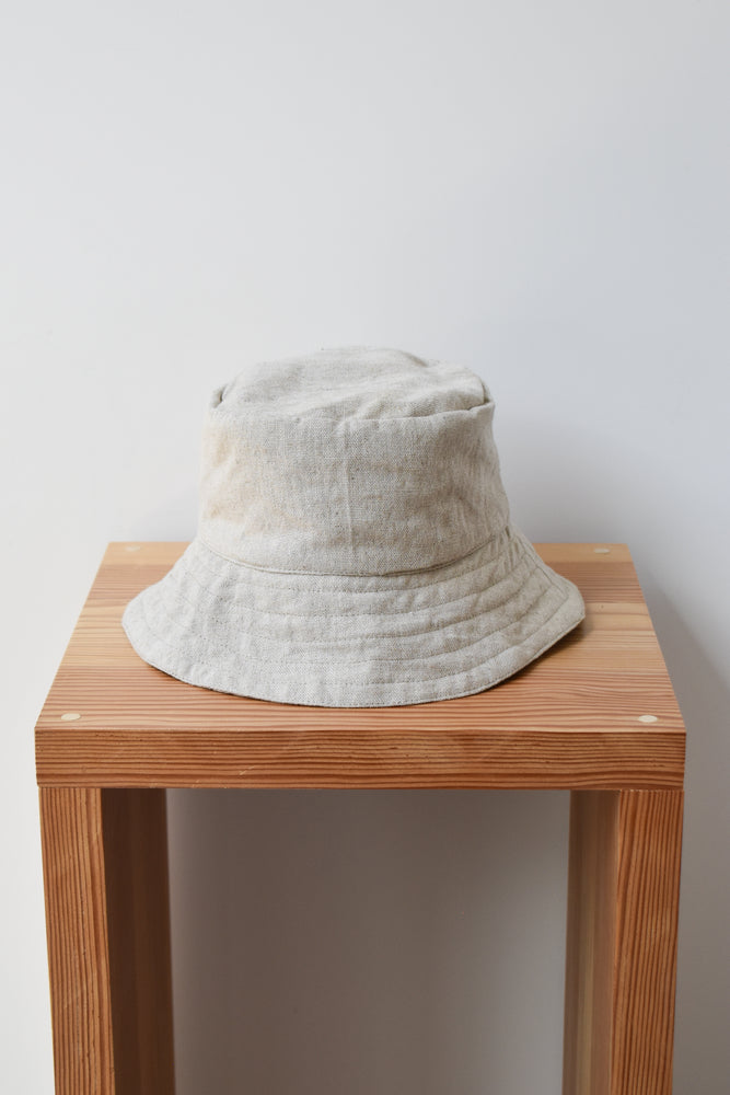 
                  
                    Linen Bucket Hat
                  
                