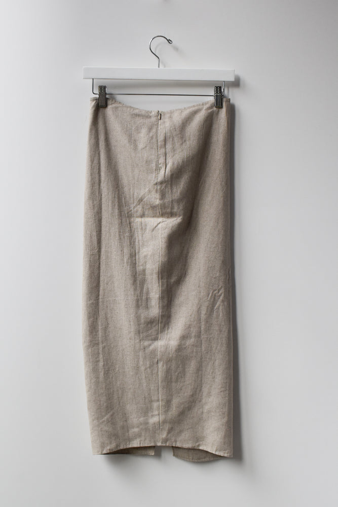 
                  
                    Mid Pencil Skirt (Linen Blend)
                  
                