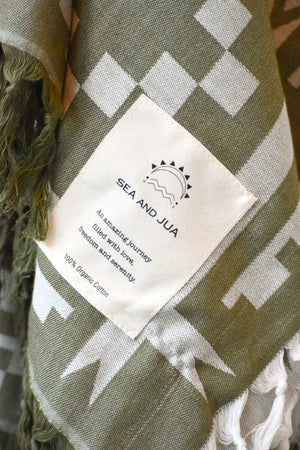 
                  
                    Organic Cotton Jacquard Throw
                  
                