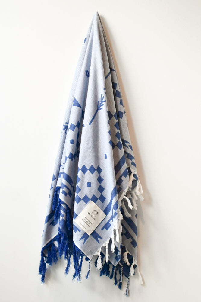 
                  
                    Organic Cotton Jacquard Throw
                  
                