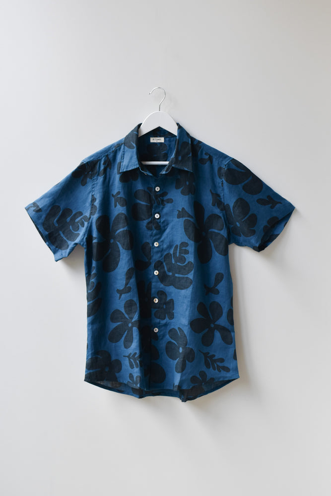 
                  
                    Men's Linen S/S Shirt - Pua Kenikeni
                  
                