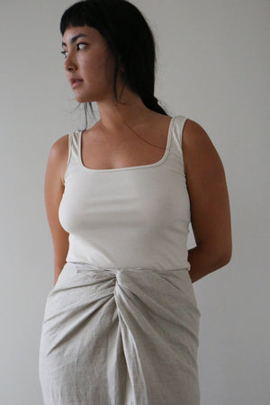 
                  
                    Square Neck Tank - Cotton Ribbed
                  
                